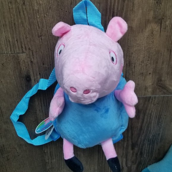 Peppa Pig Plush Backpack - George - Picture 3 of 8